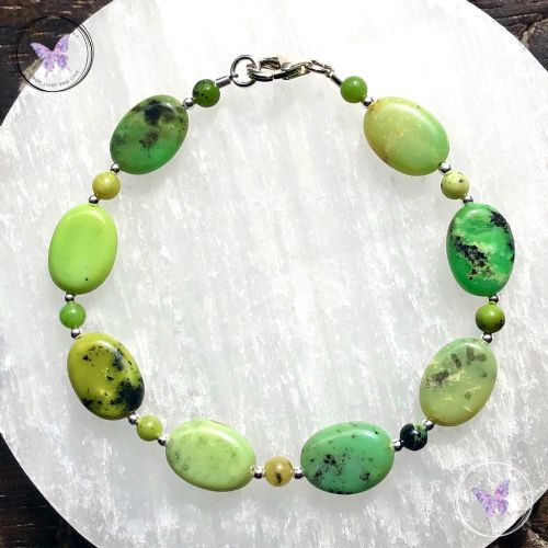 Chrysoprase Ovals Bracelet